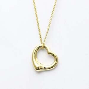 TIFFANY Authentic 18k Gold Diamond Heart Necklace